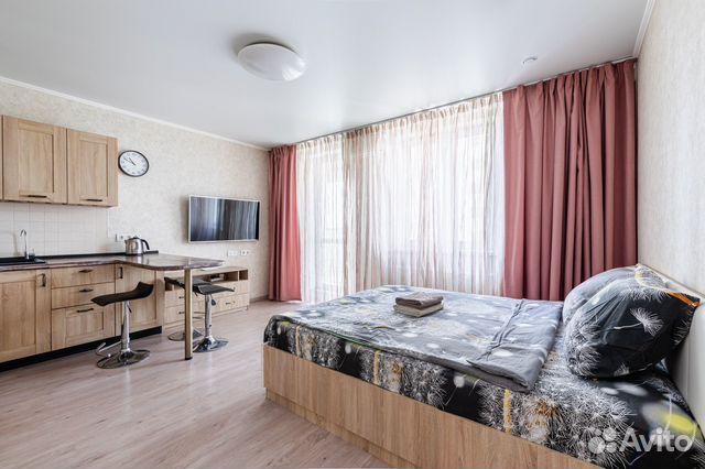 

Квартира-студия, 35 м², 1 кровать