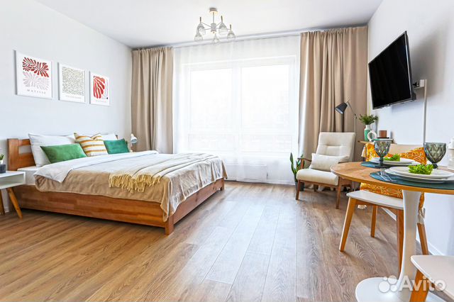 

Квартира-студия, 25 м², 1 кровать