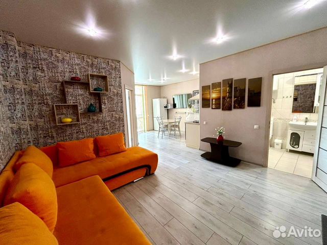 

1-к. квартира, 52 м², 2 кровати