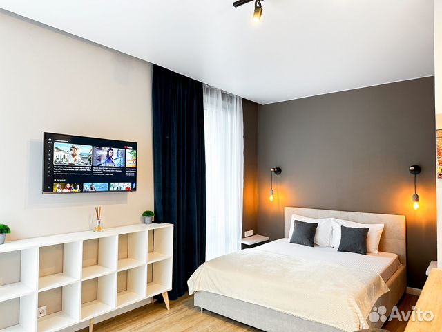 

Квартира-студия, 38 м², 2 кровати