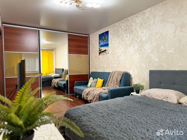 

1-к. квартира, 36 м², 2 кровати
