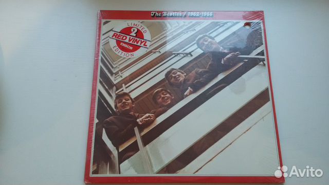 The Beatles красный винил запечатанное издание