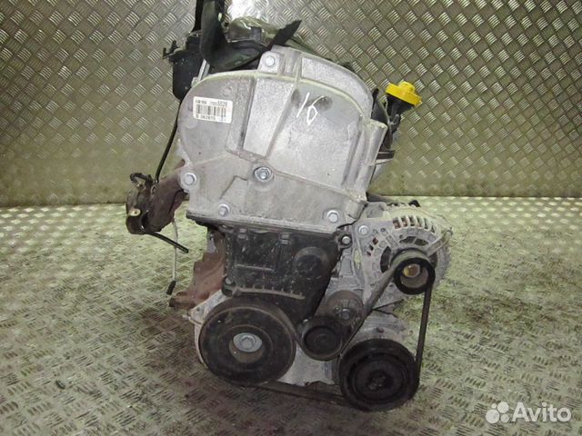 Двигатель 1.6 16v K4M для Рено Меган 3 2013гв