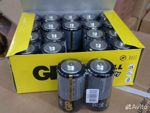 Батарейка GP(джипи) R20 size D 1.5V Батарейка GP(джипи) R20 size D 1.5V