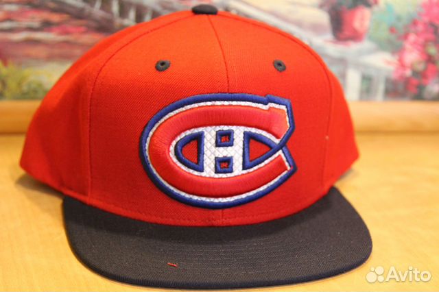Кепка бейсболка сетка снэп NHL Montreal Canadiens