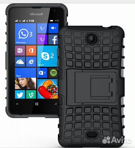Чехол бронированный для Microsoft Lumia 430