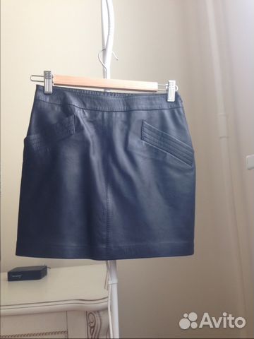 Кожаная юбка Zara