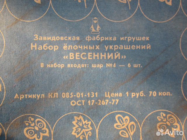 Елочные шары СССР Елочные шары СССР