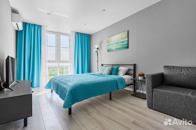 

1-к. квартира, 37 м², 2 кровати