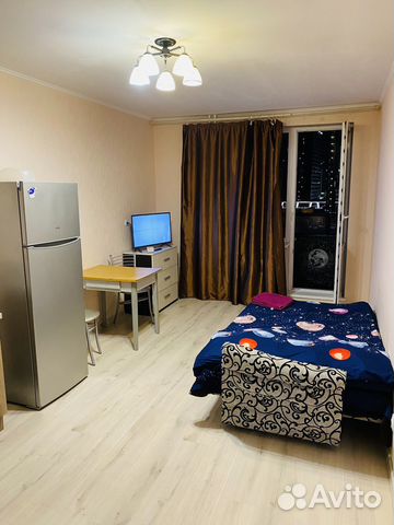 

Квартира-студия, 30 м², 1 кровать