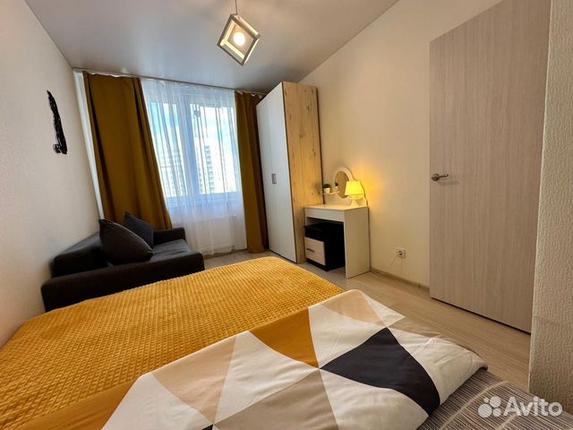 

1-к. квартира, 32 м², 3 кровати