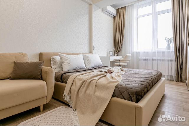 

1-к. квартира, 45 м², 3 кровати