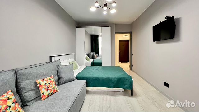 

1-к. квартира, 45,8 м², 2 кровати