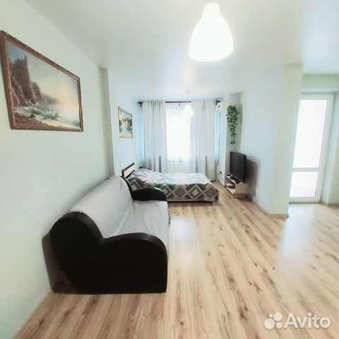 

Квартира-студия, 42 м², 2 кровати