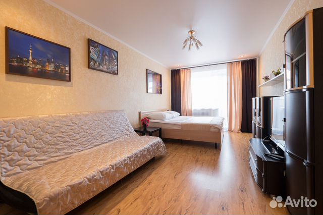 

1-к. квартира, 42 м², 2 кровати