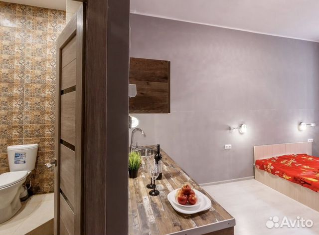 

Квартира-студия, 25 м², 1 кровать