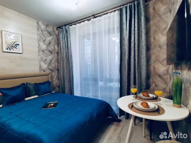 

Квартира-студия, 27 м², 2 кровати