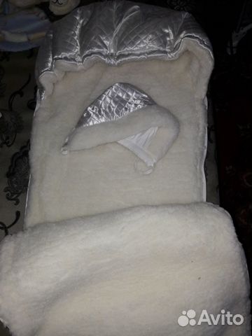 Зимний конверт на овчине