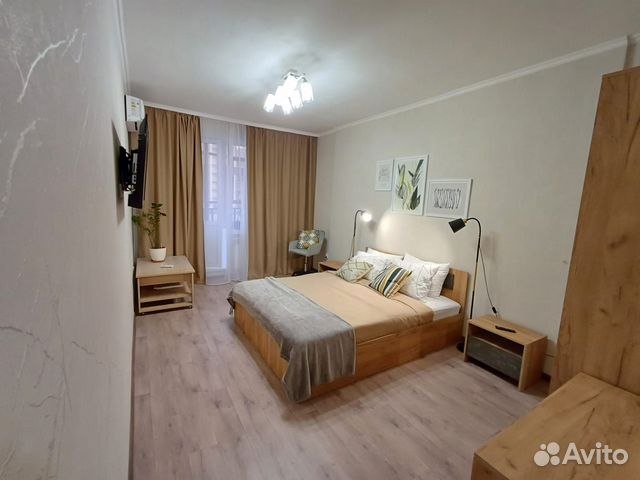

1-к. квартира, 42 м², 2 кровати