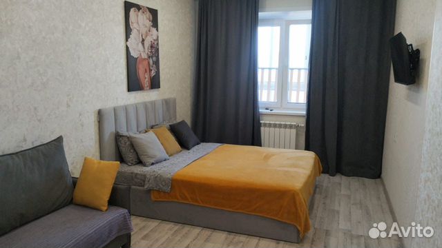 

1-к. квартира, 42 м², 3 кровати