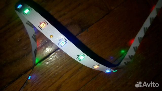 Светодиодная лента RGB разноцветная 5 метров Светодиодная лента RGB разноцветная 5 метров