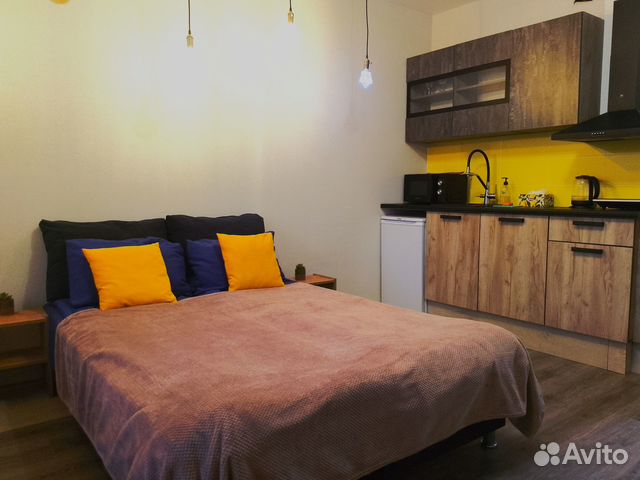 

Квартира-студия, 35 м², 2 кровати