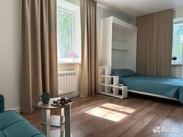 

Квартира-студия, 32 м², 2 кровати