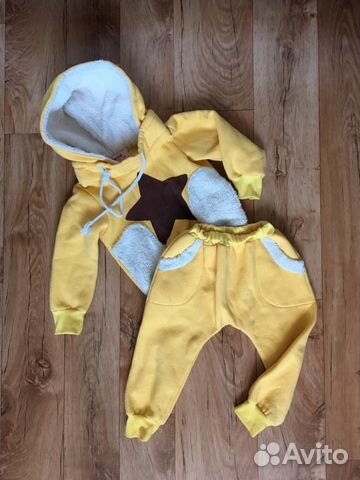 Тёпленький костюм на девочку р.86-98