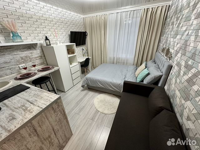 

Квартира-студия, 20 м², 2 кровати