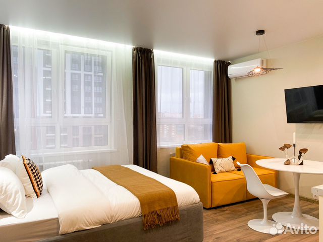 

Квартира-студия, 30 м², 2 кровати