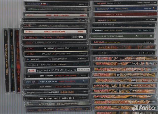 Фирменные cd rock, metall