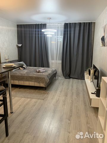 

Квартира-студия, 28 м², 1 кровать