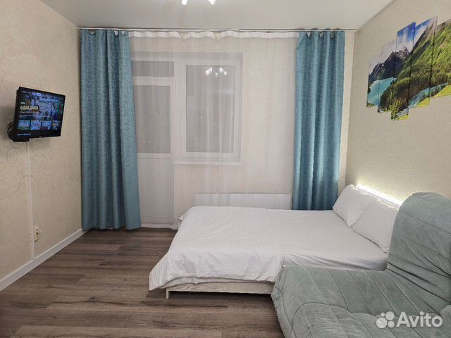 

Квартира-студия, 37 м², 2 кровати