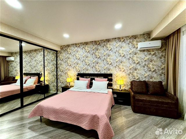 

1-к. квартира, 56 м², 3 кровати