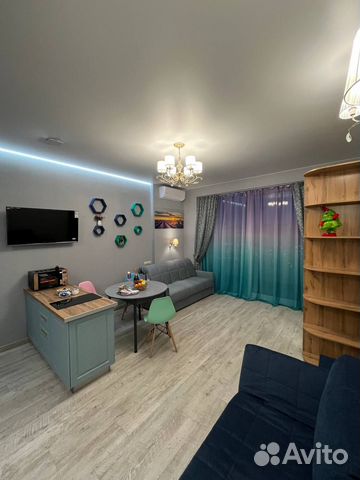 

Квартира-студия, 39 м², 2 кровати
