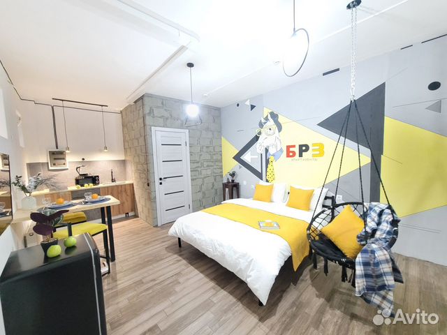 

Квартира-студия, 25 м², 2 кровати