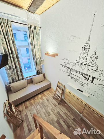 

Квартира-студия, 15 м², 2 кровати