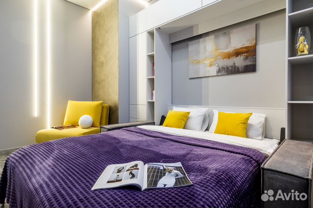 

1-к. квартира, 40 м², 2 кровати