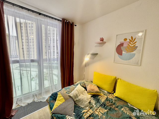 

Квартира-студия, 28 м², 1 кровать