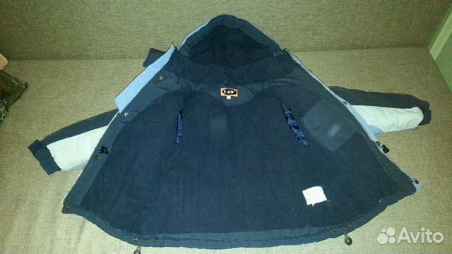 Зимний комплект Kiko куртка и штаны-комбез 7-8лет