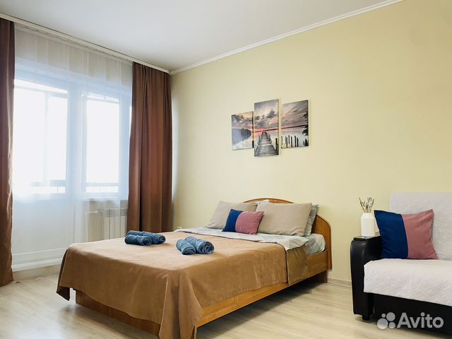 

Квартира-студия, 35 м², 2 кровати