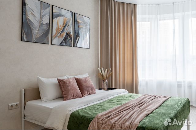 

1-к. квартира, 36 м², 2 кровати
