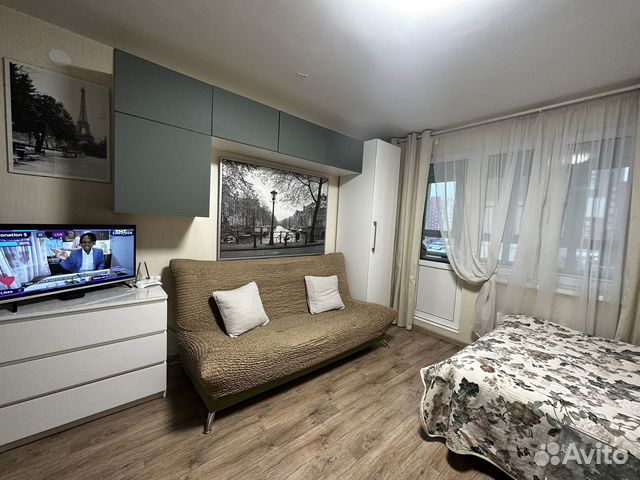 

Квартира-студия, 30 м², 3 кровати