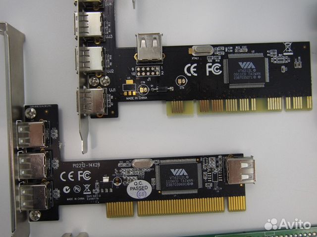 Контроллер USB на PCI шину 6шт портов USB 2.0 Контроллер USB на PCI шину 6шт портов USB 2.0