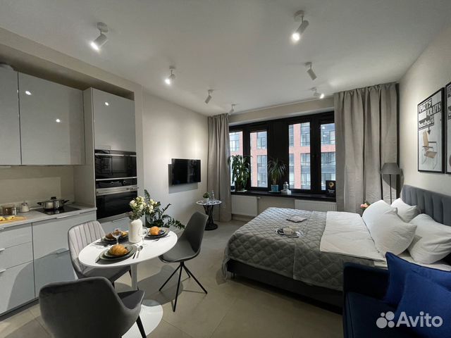 

Квартира-студия, 32 м², 2 кровати