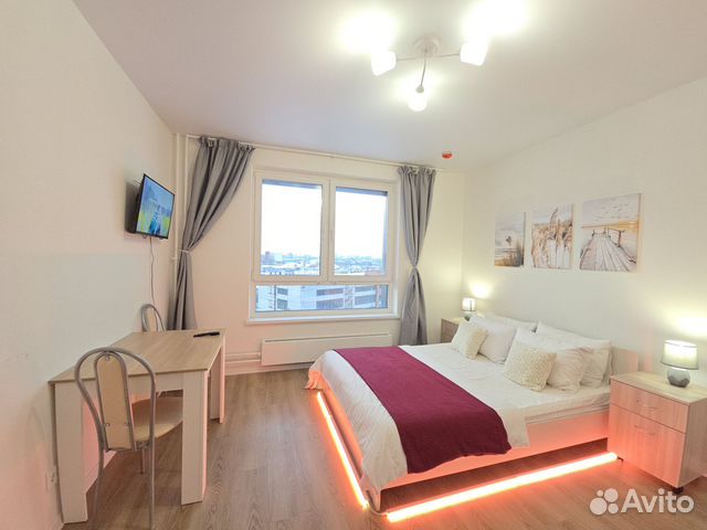 

Квартира-студия, 27 м², 1 кровать