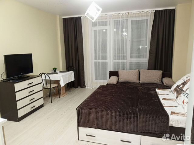 

Квартира-студия, 35 м², 2 кровати