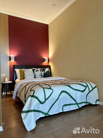 

1-к. квартира, 54 м², 2 кровати