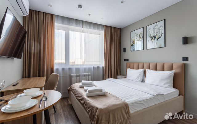 

Квартира-студия в апарт-отеле, 18 м², 1 кровать