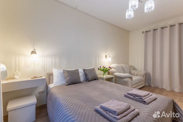 

1-к. квартира, 40 м², 2 кровати